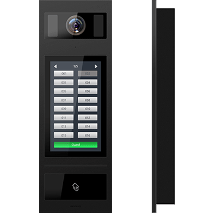 7" Main Slim Outdoor Station (Touch Panel/Black)
