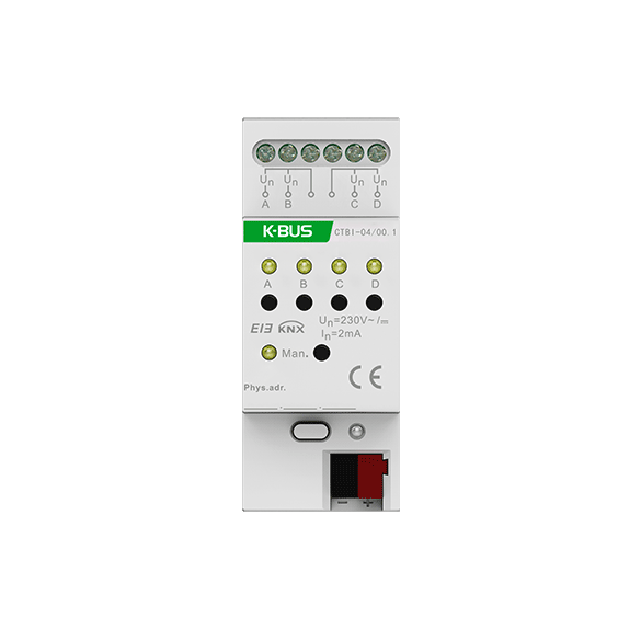 KNX Binary Input 4-Fold, 2SU MDRC