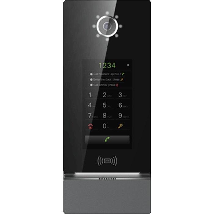 7" GEM Face Recognition Outdoor Station (2MP Camera) DC24V(support 48V POE power supply)