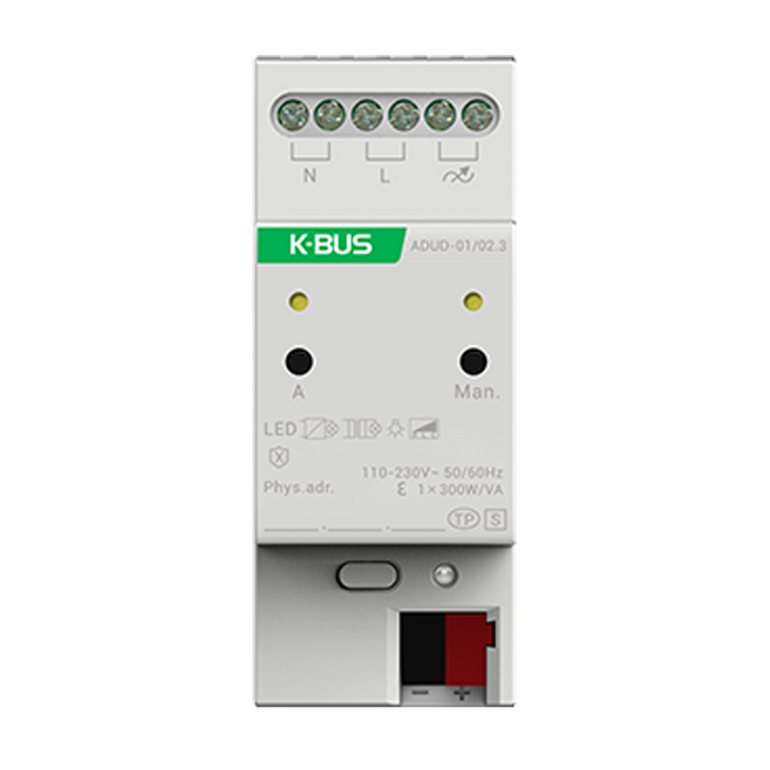 KNX Universal Dimming Actuator 1-Fold, 2SU MDRC - KNX Secure