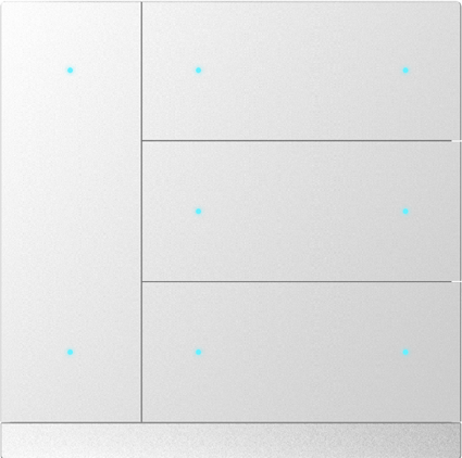 KNX Waltz Push Button, 4-Gang