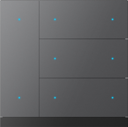 KNX Waltz Push Button, 4-Gang