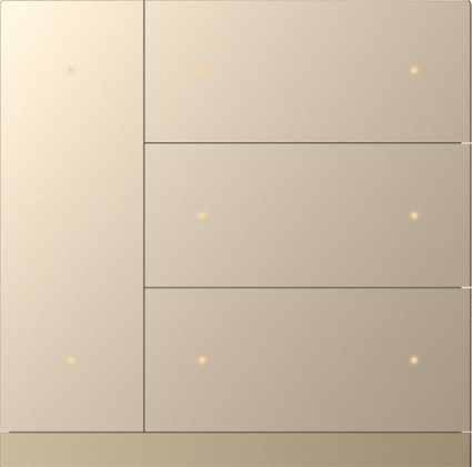 KNX Waltz Push Button, 4-Gang