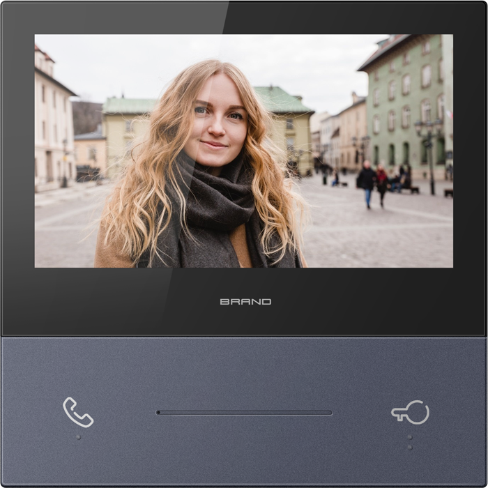 7” Tuya WIFI  Indoor Monitor (White/ Grey)